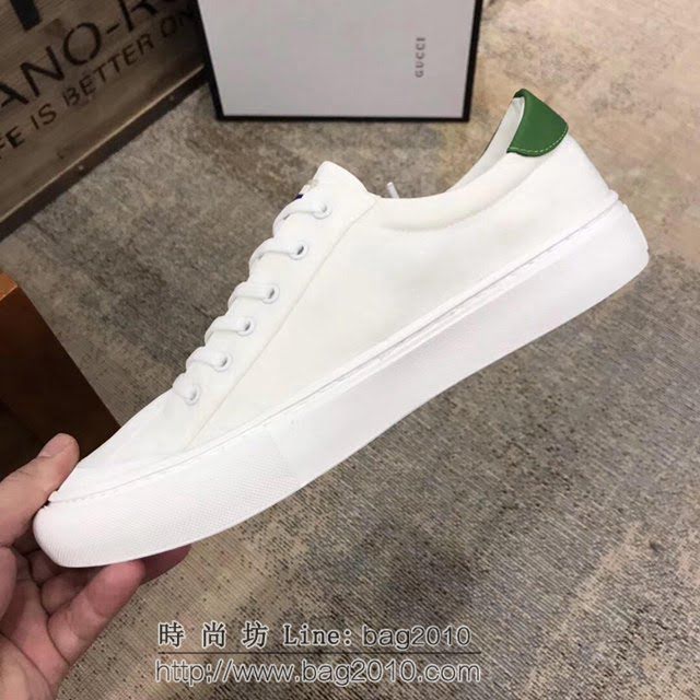 GUCCI男鞋 2019爆款 專櫃同步 古馳休閒男板鞋 Gucci牛皮休閒系帶男鞋  hdnx1335